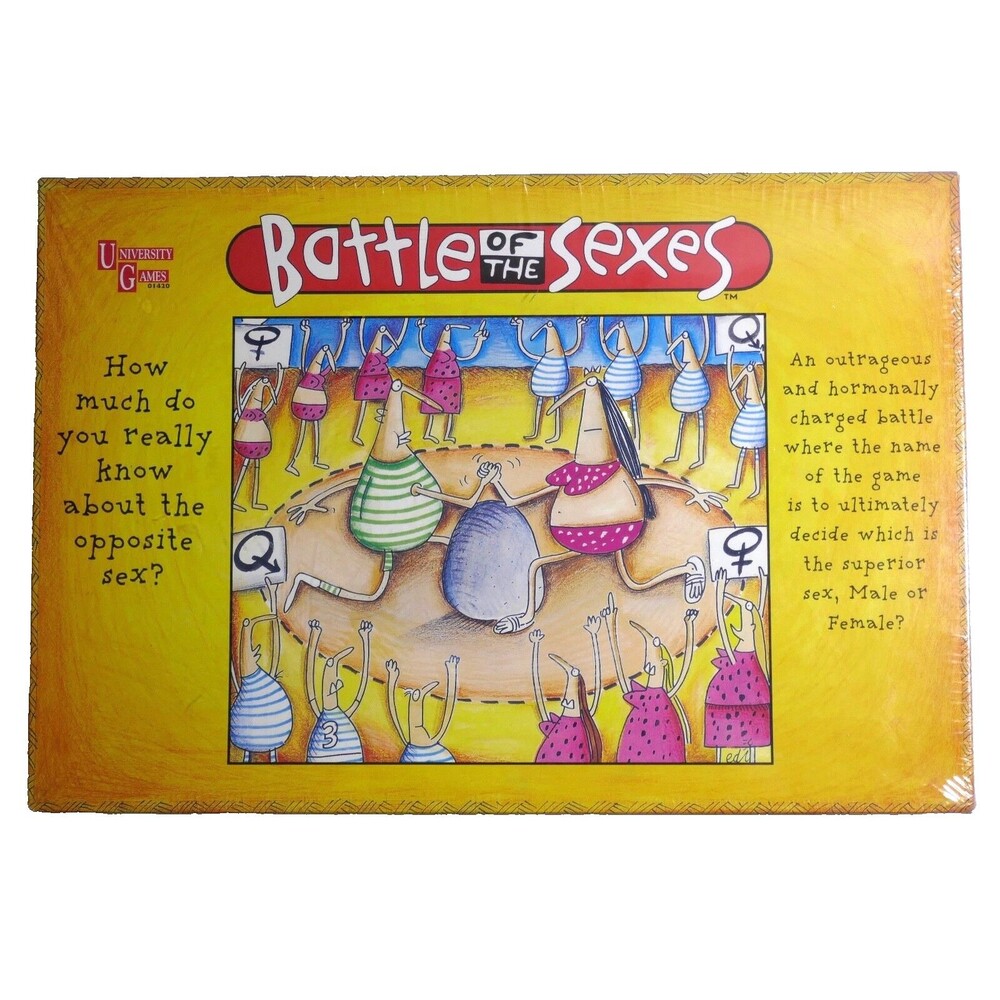 University Games 1997 Battle of the Sexes Board Game SEALED